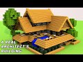 A real architect's building houses in Minecraft tutorial / survival base #25