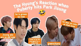 The Hyung's Reaction when Puberty Hits Park Jisung