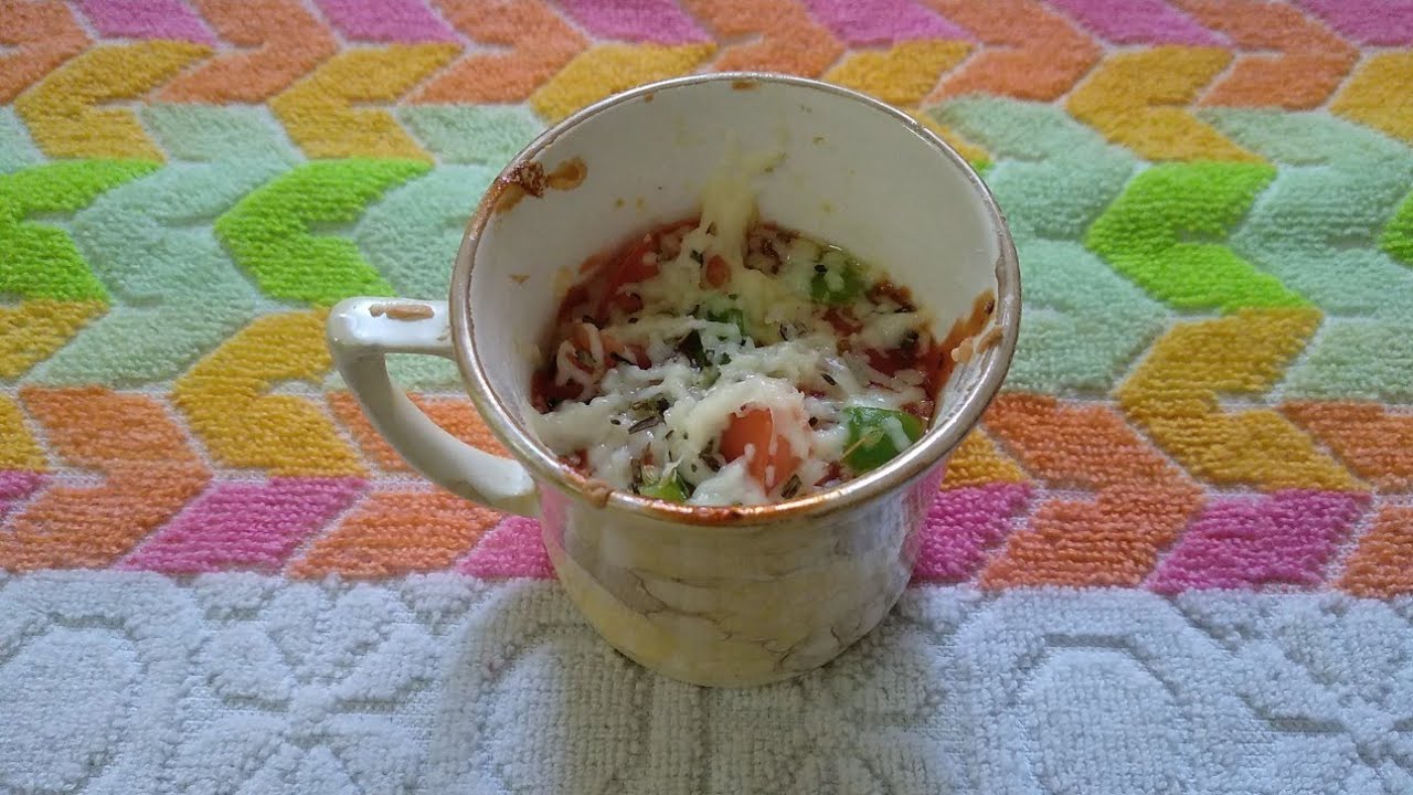 How to make Mug Pizza without Oven How to make Instant Pizza 🍕 Mug