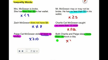 19 Simple Inequality Intro Video