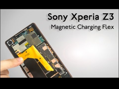 Sony Xperia Z3 Magnetic Charging Flex Disassemble