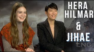 Jihae and Hera Hilmar Interview for Mortal Engines - The New movie from Peter Jackson