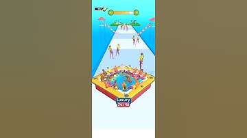 Hottub Run ​- All Levels Gameplay Level 8 Android, iOS Hottub Run! Gameplay Walkthrough  #Shorts