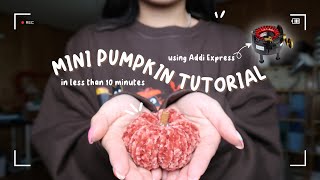 How to make a pumpkin using a knitting machine | Addi Express