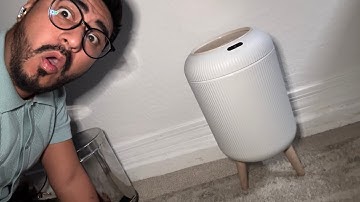🚫 No More Touching the Trash! Pukomc Smart Sensor Trash Can Review for a Cleaner Home 🧼
