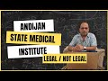 Andijan State Medical Institute is LEGAL or Not by New NMC Norms