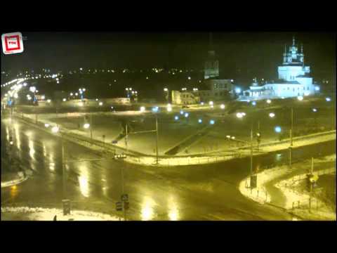 Веб - камера Новособорная площадь г.Соликамск (time lapse)