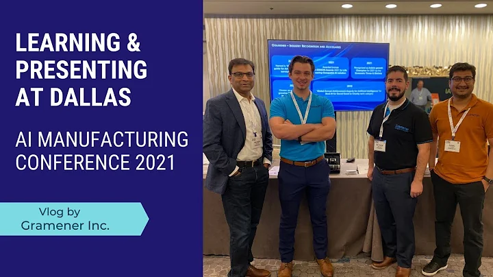 Gramener at AI Manufacturing Conference 2021, Dall...