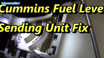 Cummins Fuel Level Sending Unit Fix