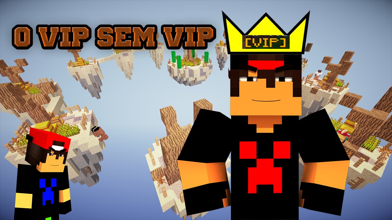 minecraft skywars: O Vip sem o Vip - YouTube