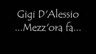 Gigi D'Alessio Mezz'ora fa chords