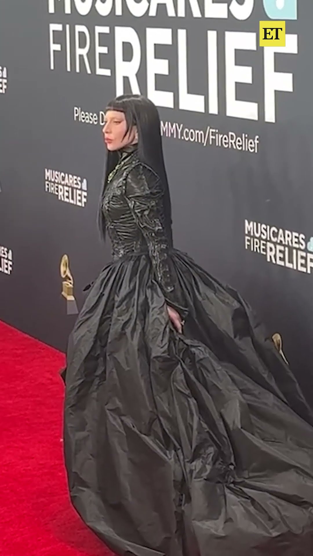 A round of applause for Lady Gaga's #GRAMMY ensemble! ??