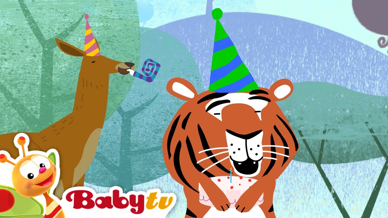Tricky Tracks Treni | Kaplanın Doğumgünü | BabyTV Türkçe - YouTube