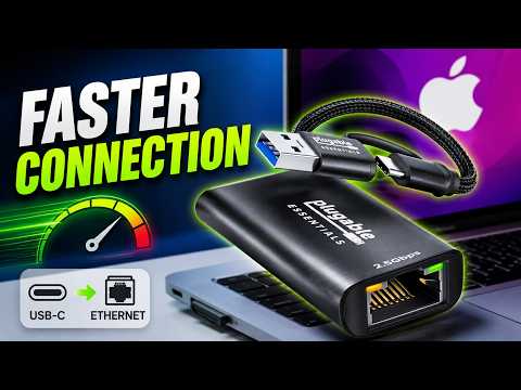 USB-C to Ethernet Adapter for MacBook. Huge Speed Difference?