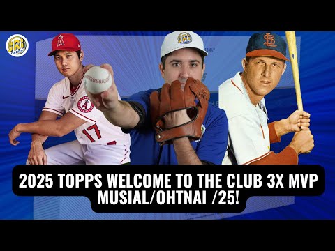 2025 Topps Welcome to the Club 3x MVP Shohei Ohtani / Stan Musial
