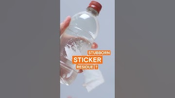 How to remove sticker residue 🫙  #DIYtips #Howto #BandQ