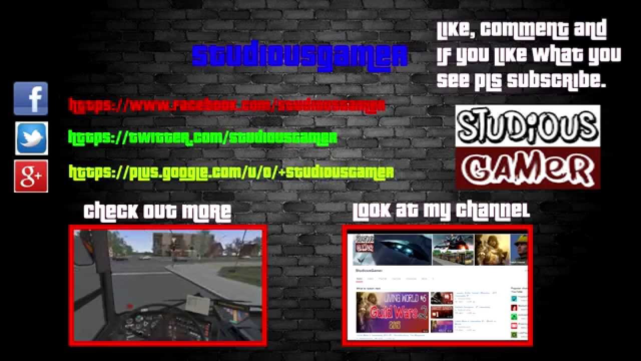 fan made outro for studiousgamer WATCH in HD