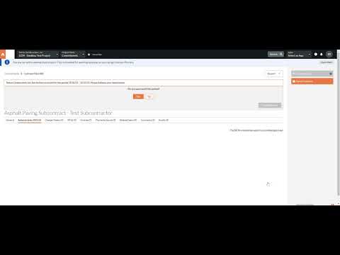 Entering Subcontractor SOV in Procore