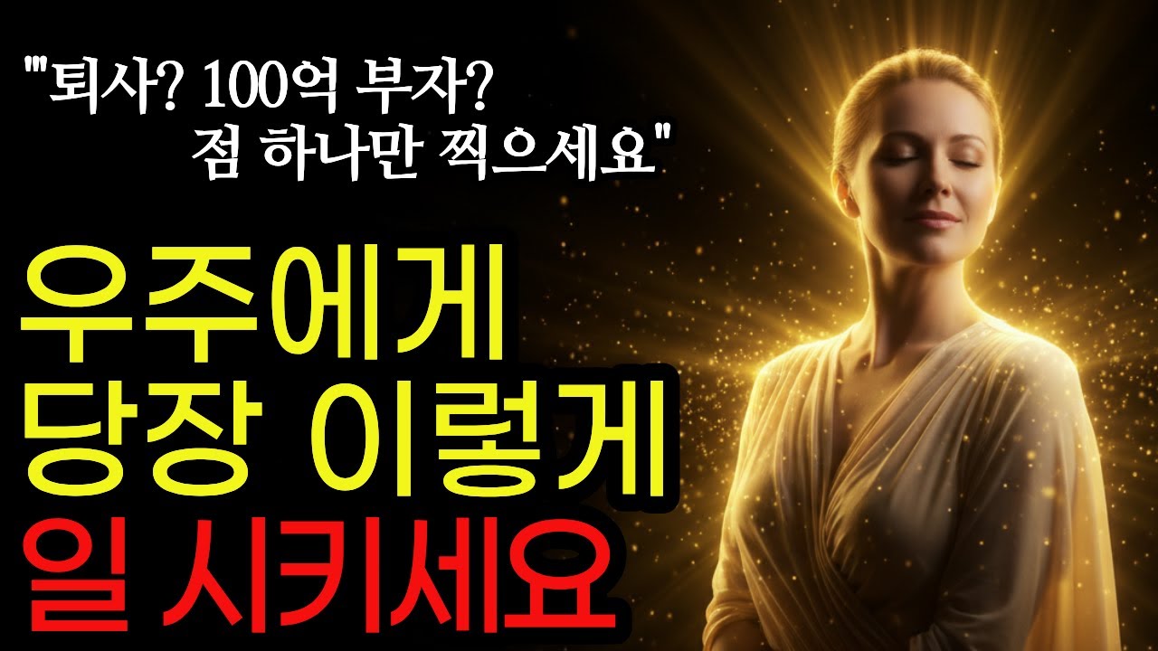 제발 퇴사하고 싶다고 빌지 마세요, 우주는 '이렇게' 해야 움직입니다