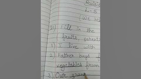 class 1 EVS lesson 5 ( we help one another) revision work