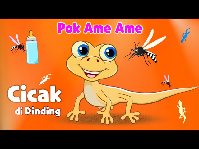 CICAK CICAK di Dinding dan Pok ame Ame, Lagu anak anak, potong BEBEK Angsa class=