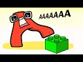 Alphabet lore steps on lego sings gangsta paradise  animation funny meme