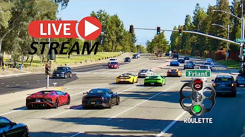 ⭕Live! Fresno, California - Traffic Camera - Police Scanner - Car Spotting