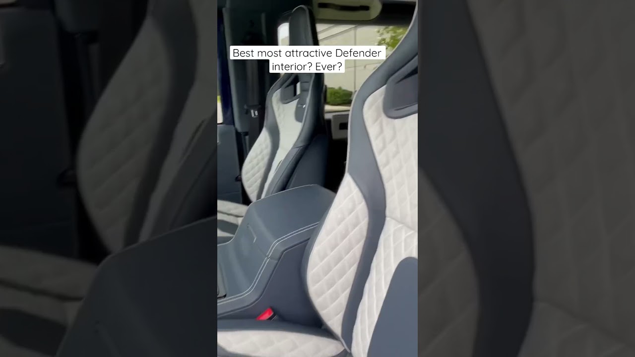 Overfinch Diamond Quilt Interior for Defender! Just WOW 👀🔥 Modt attractive Land Rover Defender?