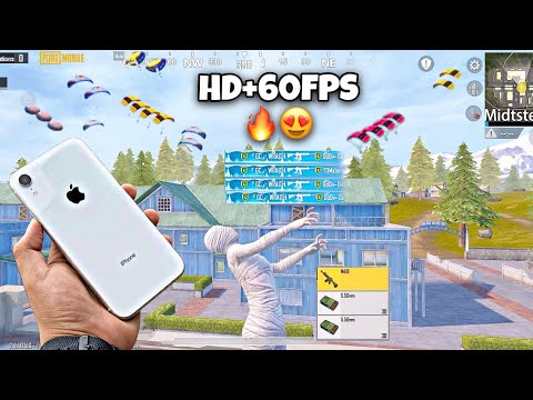 iPhone XR Ace Livik Gameplay 🔥 / HD+60FPS 😍 / XR Pubg Test ❤️