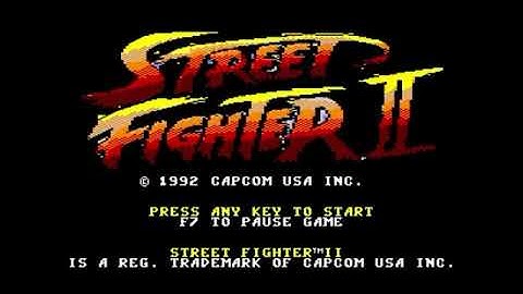 Street Fighter 2 C64 Title Theme Game Music HQ Chiptune