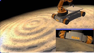 Robotics Simulator: YouBot Simulation on Uneven Ground in V-REP