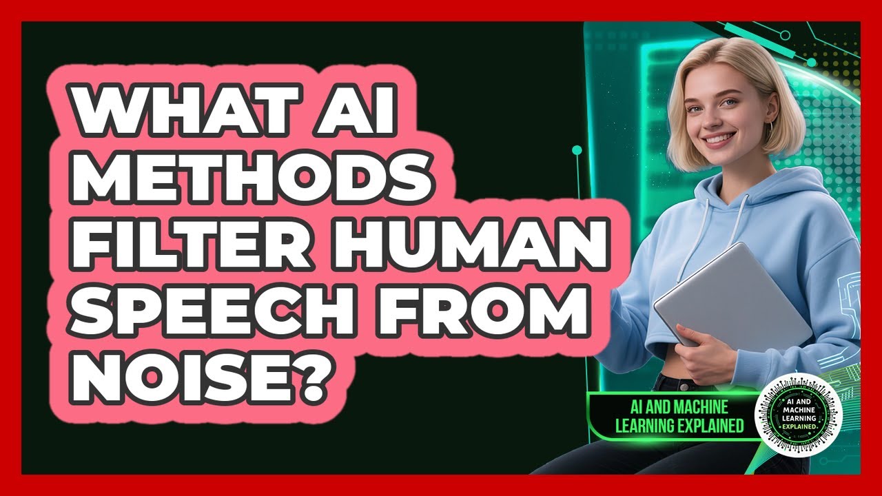 What AI Methods Filter Human Speech From Noise? - AI and Machine Learning Explained