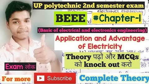 BEEE(basic of Electrical and Electronics Engineering)#chapter-1 full chapter topics #bteup @exam_lok