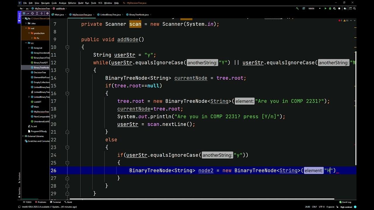 Java Decision Trees Practice Part 2 - Data Structures - YouTube