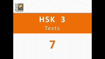 HSK 3 Lesson 7 Standard Course, Learn Chinese Language pre-intermediate course