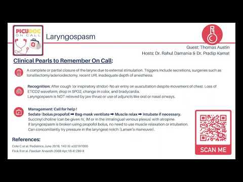 Video: Laringospazam Kod Djece: Simptomi, Liječenje, Prevencija