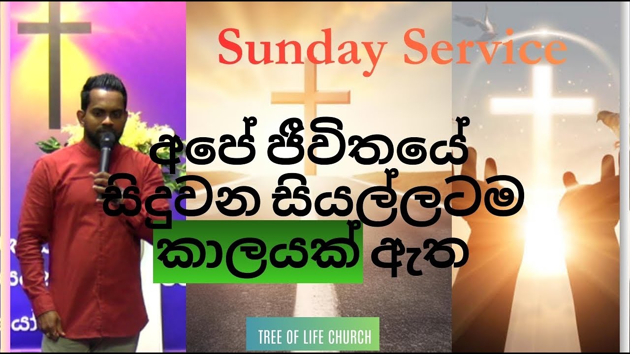 අපේ ජීවිතයේ සිදුවන සියල්ලටම කාලයක් ඇත // ඉරිදා දේව මෙහෙය, දේවගැති ගිහාන් අචලංක සමග // ජීවනයේ ගස සභාව