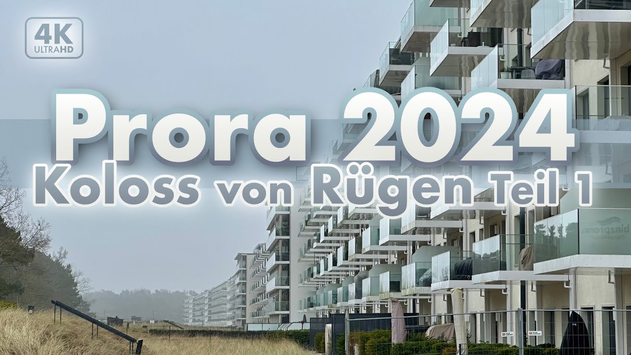 Osterfeuermeile 2024 am Strand von Binz und Prora (4K Walk)