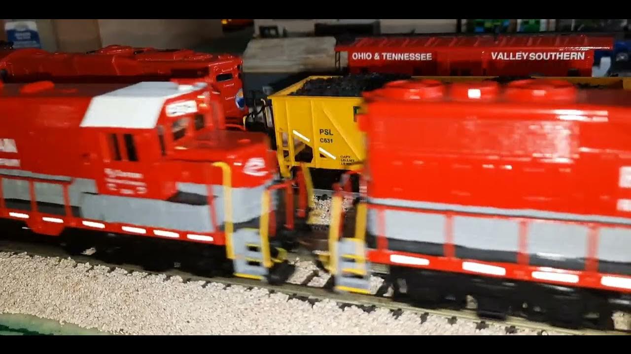 rj Corman train in ho scale YouTube
