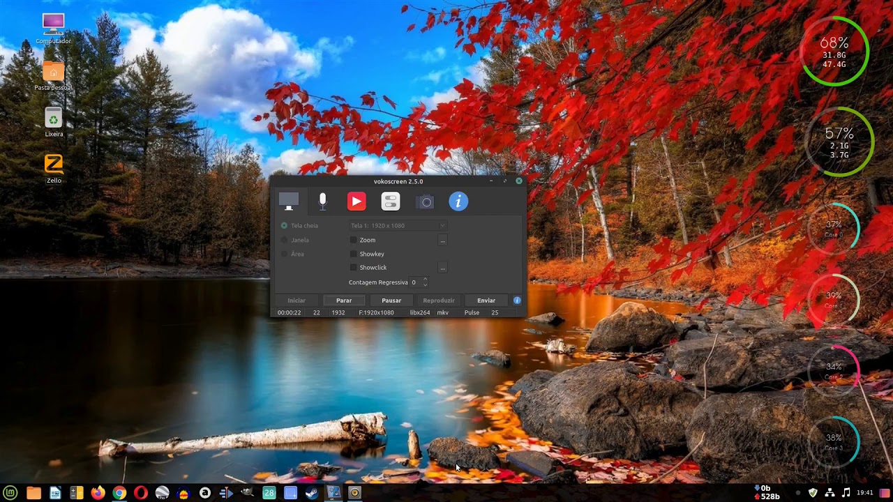 Testando Áreas de trabalho Linux mint 19 3 YouTube