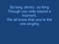 James Blunt - So Long Jimmy lyrics