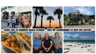 ROAD TRIP TO NAVARRE BEACH ISLAND FLORIDA I TAKE MY GRANDMAMA TO VISIT WITH HER SISTERS