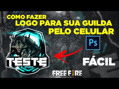 COMO FAZER LOGO DE GUILDA PELO CELULAR - FREE FIRE 2019 