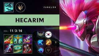 Hecarim Jungle vs Elise - KR Challenger Patch 26.17