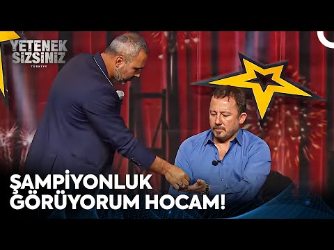 İllüzyonist'ten Sergen Yalçın'a Sahne Sürprizi! 😁 | Yetenek Sizsiniz Türkiye