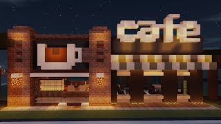 Cafe shop minecraft || Minecraft coffee shop