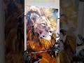 Мои картины маслом. Портрет льва. #лев #львы #портрет #картина #какнарисовать #россия  #новыйгод