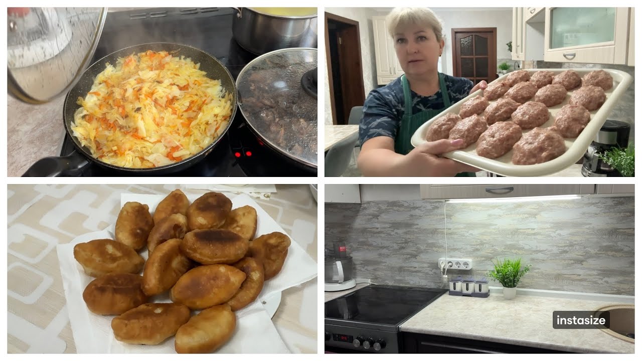 Повторим БЮДЖЕТНОЕ тесто на 18 ПИРОЖКОВ 😁. Дополнительный СВЕТ