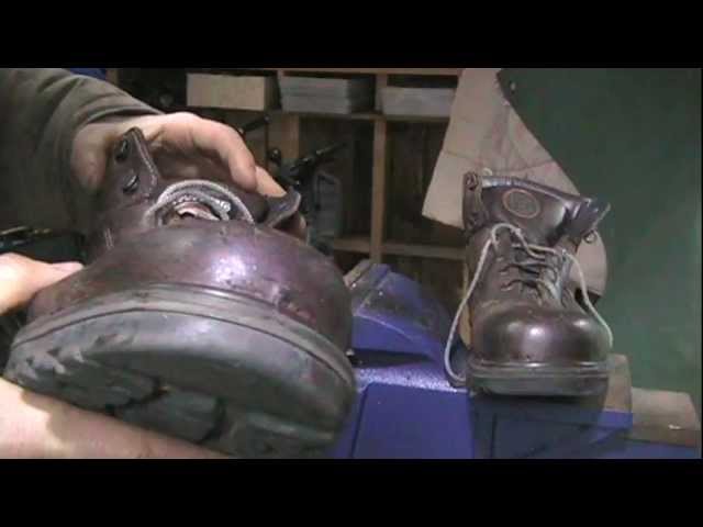 Removing The Steel Toes From My Work Boots - Youtube