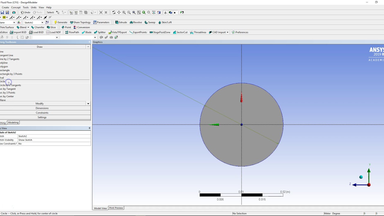 Concentric Tube Heat Exchanger Ansys CFD CFX Part 1 Geometry YouTube